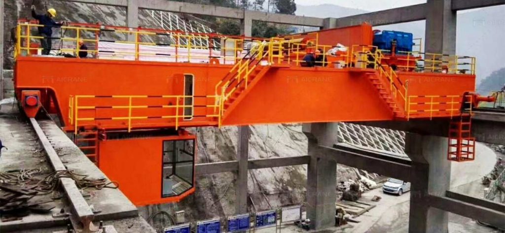 100 ton bridge crane for construction site