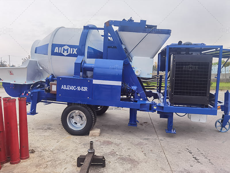 Concrete Mixer With Pump for Various Projects