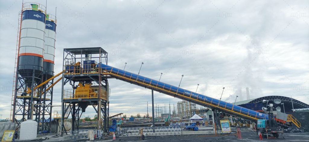 AJ90 ready mix concrete plant setup cost