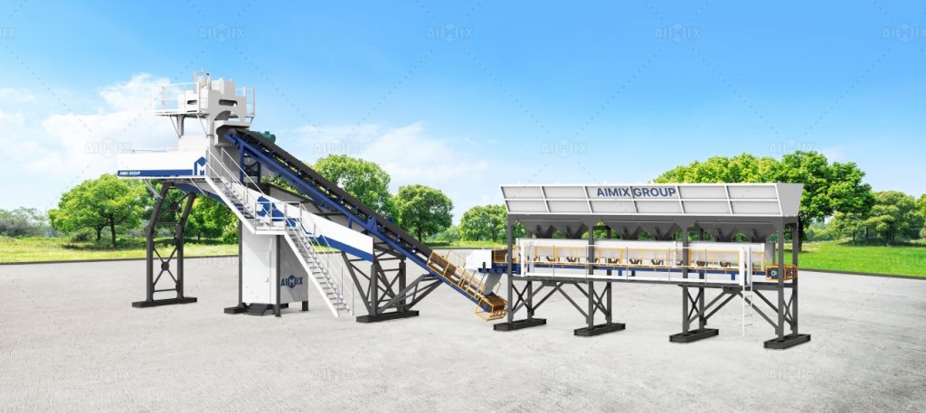 AJQ series modular concrete batching plant