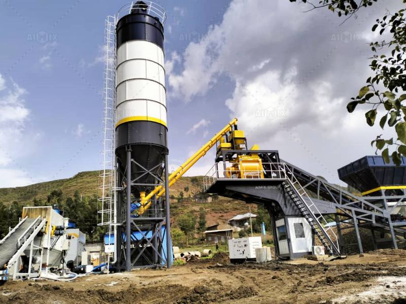 mobile concrete mixing plant for sale