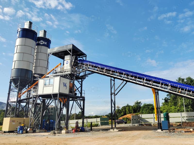 stationary concrete batching plant for sale