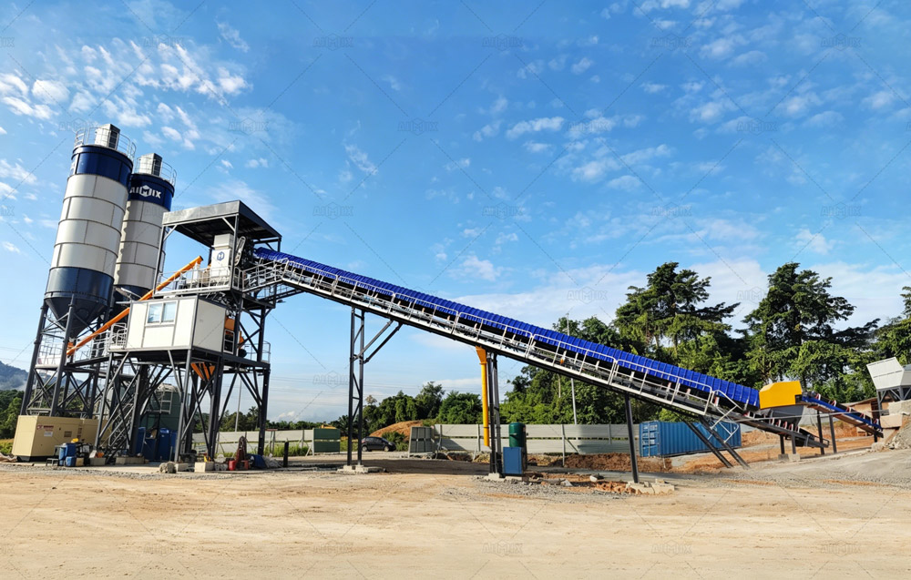 AJ120 Readymixed Concrete Plant for Road Construction