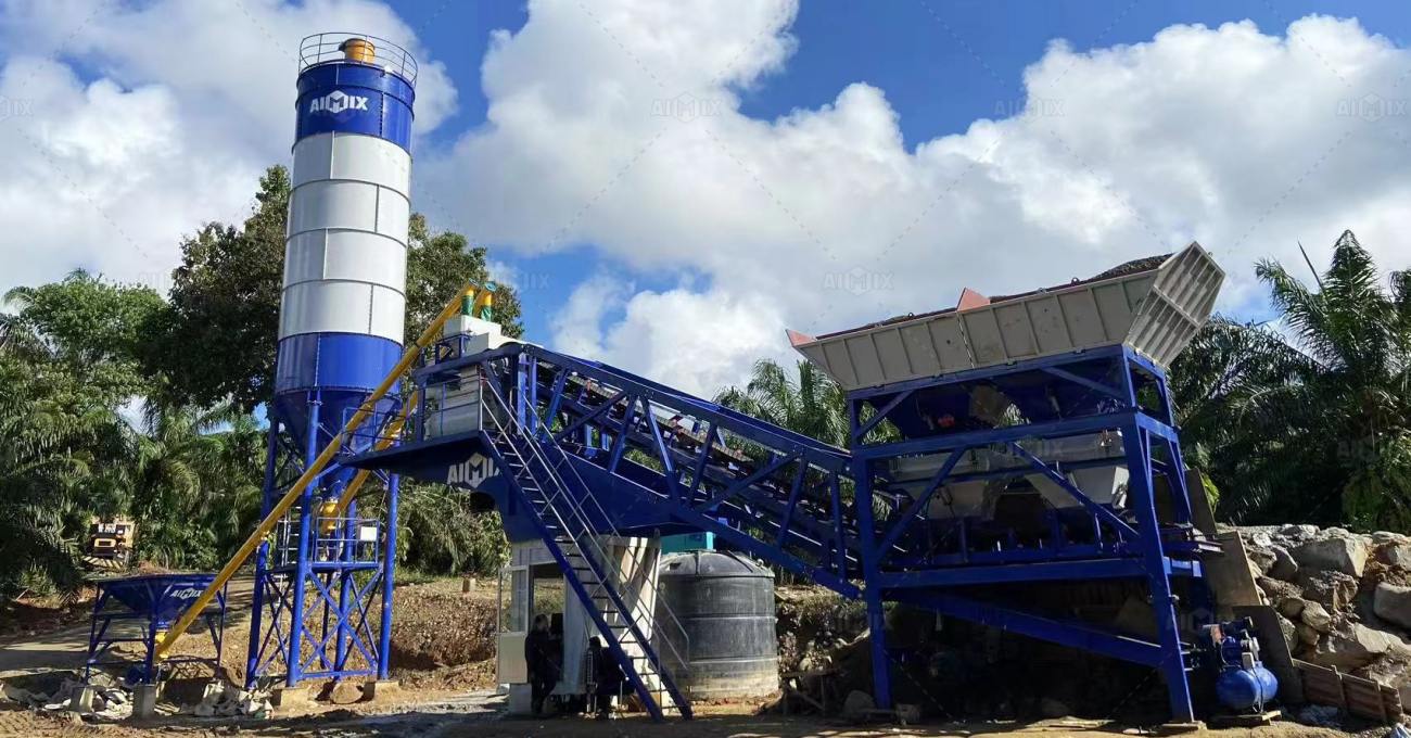 Aimix AJY35 portable batch plant for sale