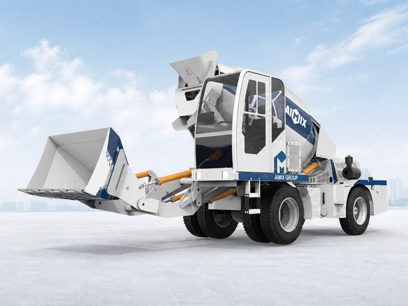 New AS-MK24 Self-Loading Concrete Mixer Model Higher Capacity and Lower Cost
