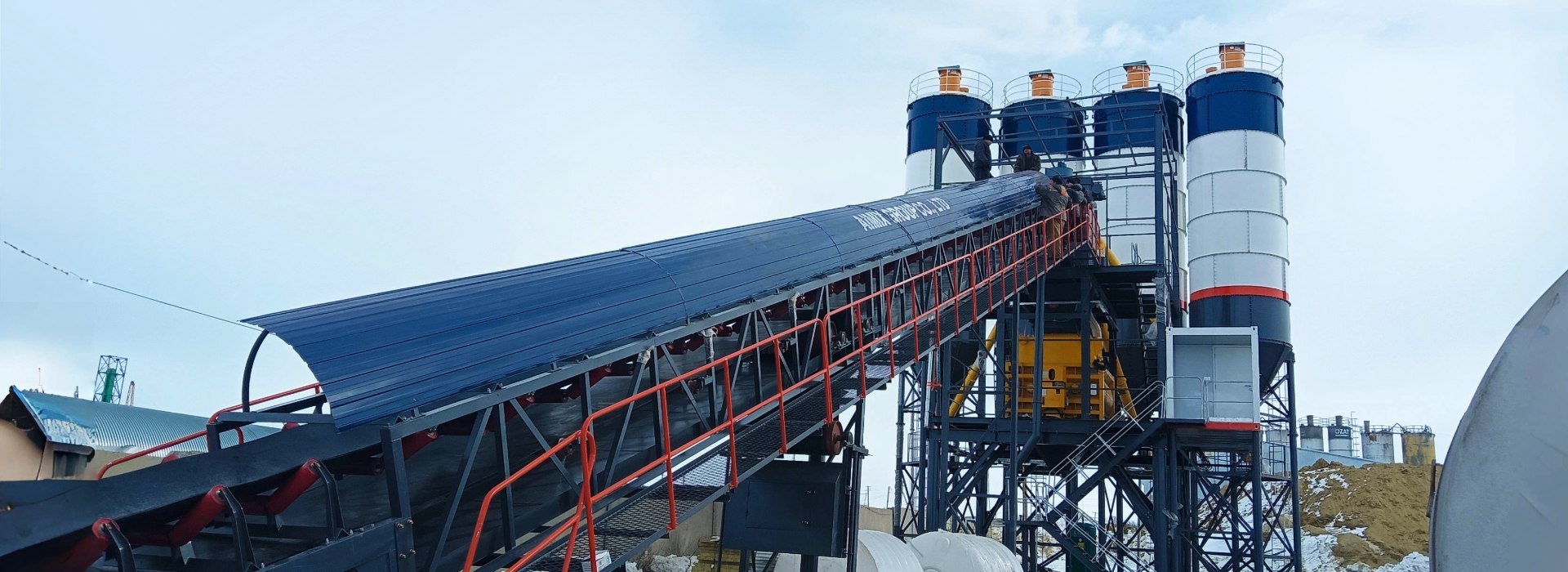 Aimix batching concrete plant solution